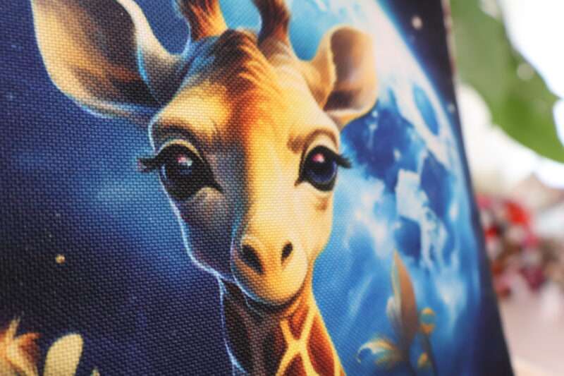 Sac Cabalala Petit - Girafe Bleue – Image 2