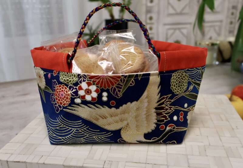 Panier de Table - Asie Bleue