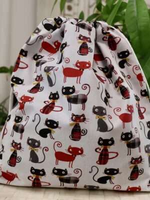 Grand Pochon Piscine - Cat in Black