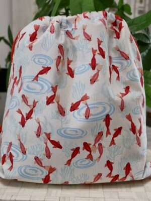 Grand Pochon Piscine - Poissons Rouges