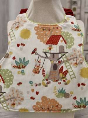 Bavoir Bébé - Cabane dans la forêt