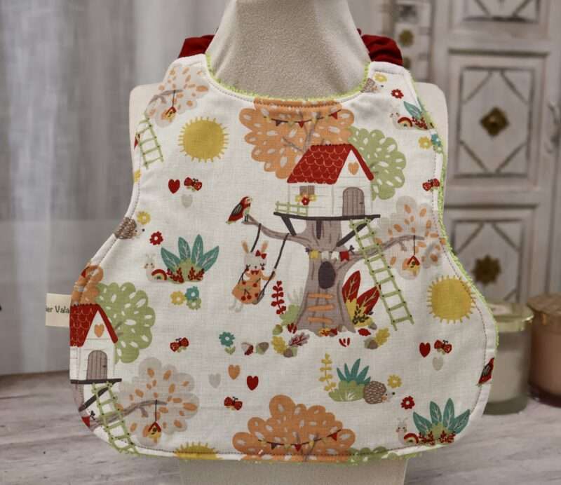 Bavoir Bébé - Cabane dans la forêt
