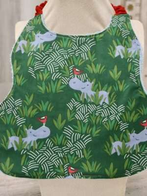 Bavoir Bébé - Hippo Bleu