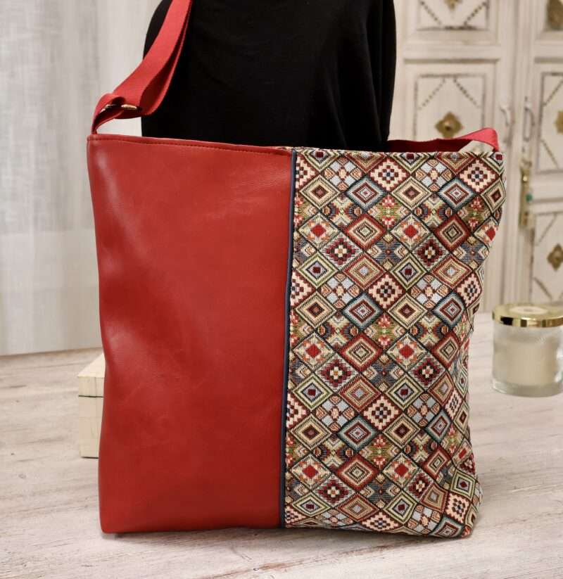 Sac Hoplala - Mosaïque Rouge