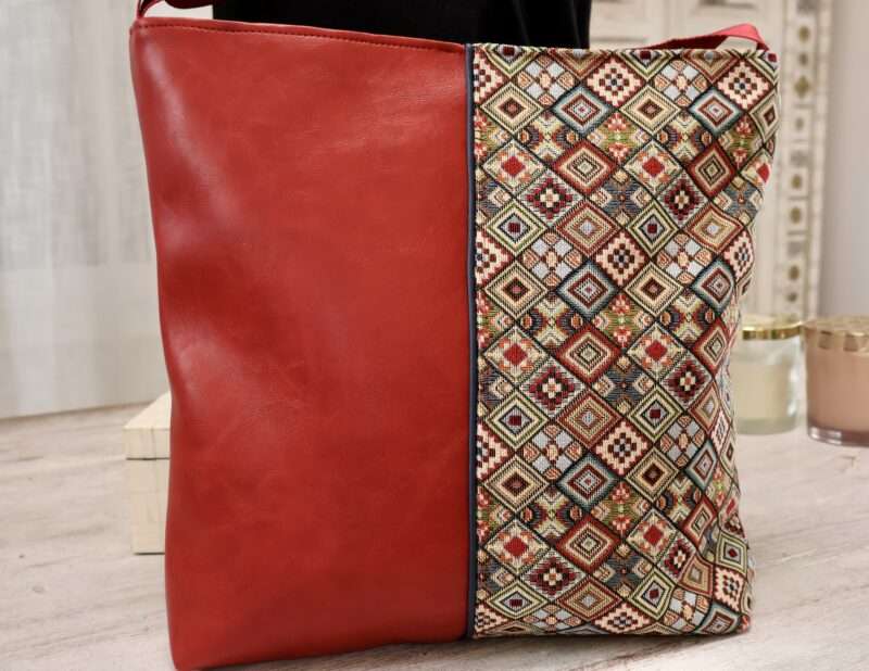 Sac Hoplala - Mosaïque Rouge – Image 3