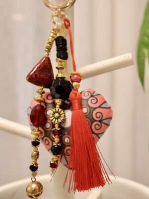 Bijou de Sac, Porte-clés - En Rouge et Noir