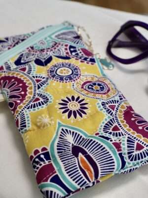 Protège Smartphone et Lunettes - Mandala Jaune