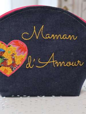 Trousse Maquillage - Maman d'Amour Jaune